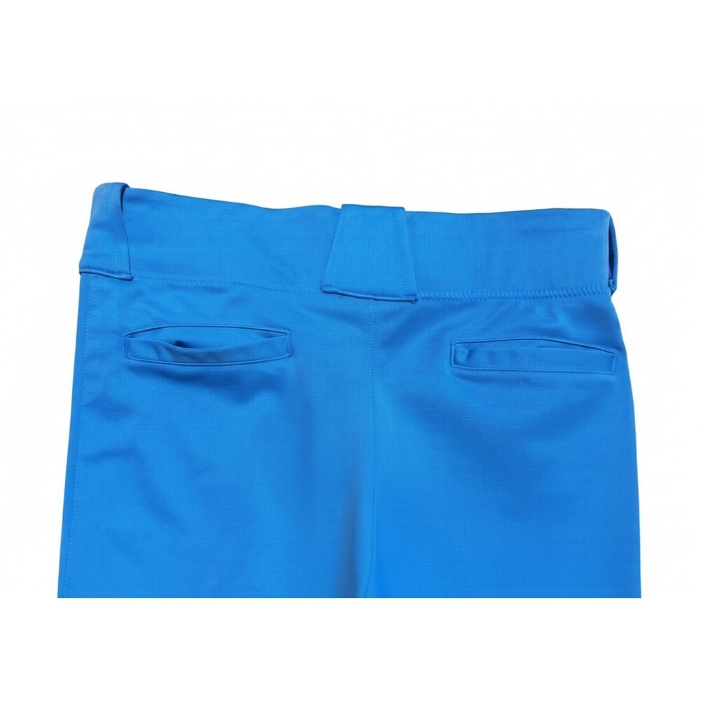 Nike Team Softball Pants Women Large Baby Blue 3/4 Cropped Capri 100% Polyester - Picture 8 of 13